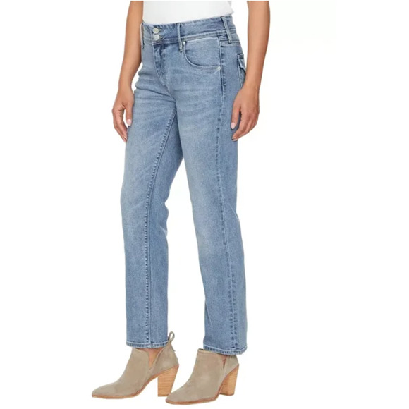 HUDSON LOS ANGELES MIDRISE STRAIGHT JEAN | Icy Blue | Size 8/29 - Picture 2 of 5